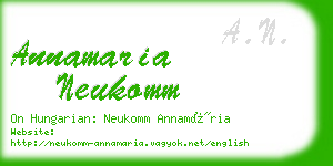 annamaria neukomm business card